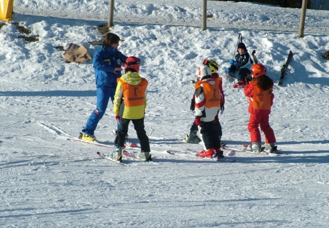  Clases de esquí para niños 